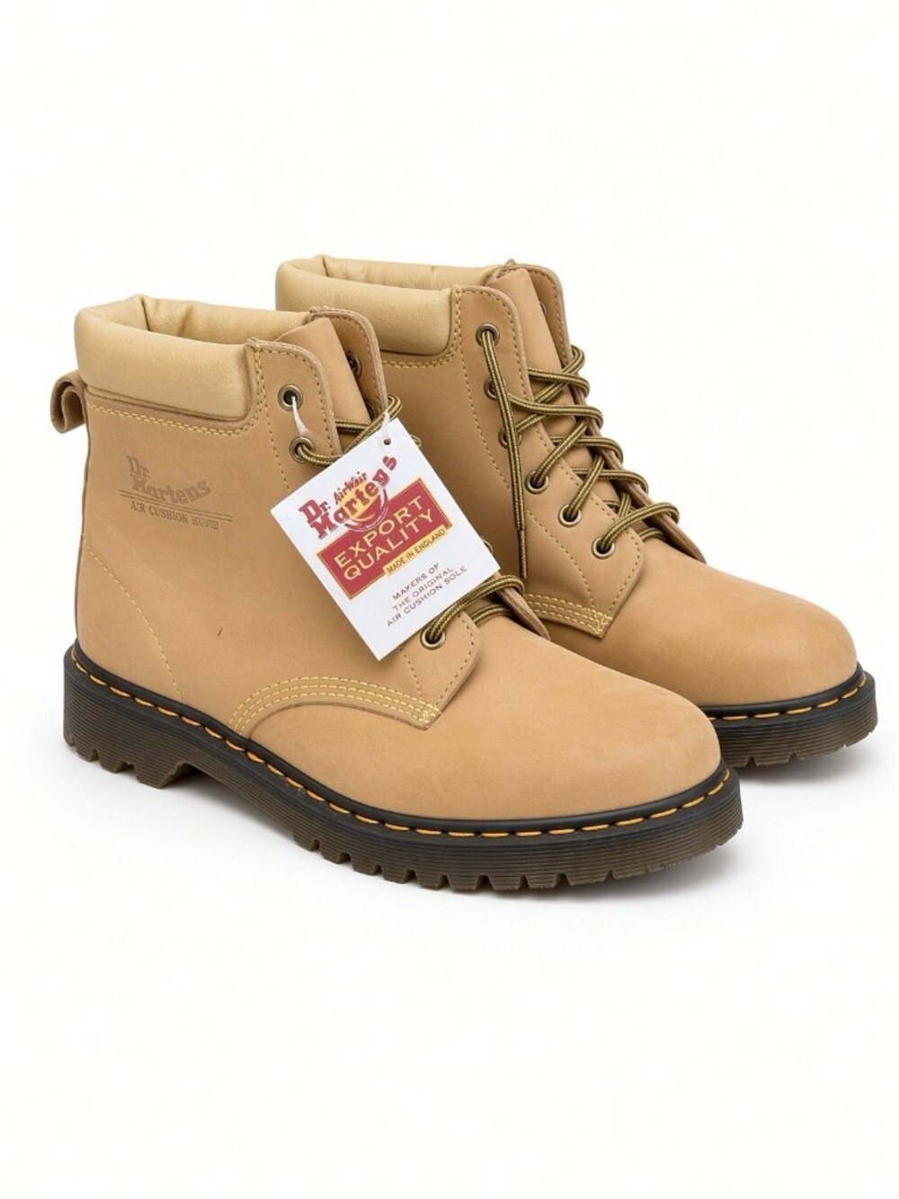 Vintage Dr Martens Utility D939GS Tan Derby Boot Size 10 MIE NWT Box